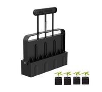 Soil Blocker for Seed Starting, Manual Soil Block Maker 4 Cell Soil Blocker Seed Handheld Block Maker Garden Blocking Tools for Seed Starting Germination