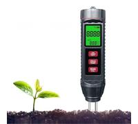 Soil Electrical Conductivity Tester, Portable Moisture Meter, High Accuracy ATC LCD Display for Agricultural Garden Lab Analysis