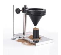 Soil Free Swelling Rate Tester Neckless Funnel Soil Measuring Cup Stirrer Detachable Design 10mL Measuring Cup Capacity Stainless Steel Base for Determining Cohesive Soil Moisture Content