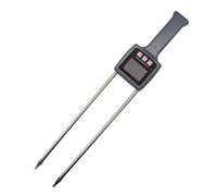 Soil Humidity Moisture Tester, Portable Digital Grain Moisture Meter Corn Rice with Measuring Prob High Sensitivity