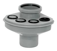 Soil Manifold 110mm Black