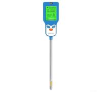 Soil Moisture Meter, Six-in-One Measuring Instrument, Fertility PH Value Tester Temperature Humidity Detector 90° Rotating for Garden