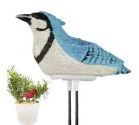 Soil Moisture Meter Watering Alarm, Decorative Bird Soil Water Tester Moisture Meter Alarm Sensor For Flower Pots Bonsai Plants Garden Watering (blue)
