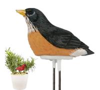 Soil Moisture Meter Watering Alarm, Decorative Bird Soil Water Tester Moisture Meter Alarm Sensor For Flower Pots Bonsai Plants Garden Watering (black)