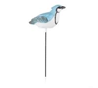Soil Moisture Meter Watering Alarm, Decorative Bird Soil Water Tester Moisture Meter Alarm Sensor For Flower Pots Bonsai Plants Garden Watering(Blue)