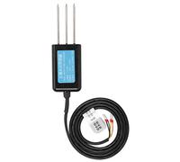 Soil Moisture Sensor Humidity Tester 4 20MA Output High Precision Greenhouse Soil Meter for Scientific Experiments Irrigation ABS 316 Stainless Steel 13.8cm