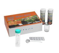 Soil pH Test Kit, Lawn Nutrient Analyzer, 4 in 1 Vegetable Soil Test Kit - For Lawn, Gardens, Greenhouses, Farms, Pots, Ornamental Landscape, Climbing