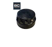 Soil Pipe Black Vent Bird Cage 110mm 4'' Stench Stack Bird Ventilation