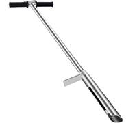 Soil Sampler Probe, 304 Stainless Steel Sampling Tool with T-Style Handle and Foot Pedal, Essential Soil Test Kit for Plant Care and Gardening