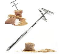 Soil Sampling Probe Tool, Industrial Powder Sampler, 0.5 to 2m Tube Grain Particle Extractor, Collects Consistent Samples of Fine Powders & Granules in Demanding Settings(1.5m)