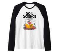 Soil Science Earthworm in Dirt We Trust Raglan Baseball Tee