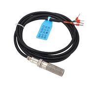 Soil Sensor Probe, FS200 SHT45 IIC Output Soil Temperature Humidity Sensor Soil Moisture Tester Probe, Dustproof Stainless Steel Plastic Housing for HVAC, Weather Station, Warehouse, Construction Site