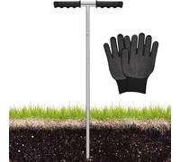 Soil Survey Rod - Robust Rod for Locating Pipes - Stainless Steel with T-Handle for Underground Piping Detection, Adjustable Tool for Pipeline Search