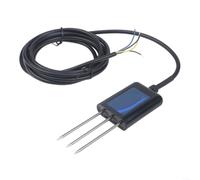 Soil Temperature Humidity Meter with pH NPK Sensor - 7-in-1 Conductivity Tester for Garden Greenhouse Pasture IP68 Stainless Steel 135x65mm(3-in-1)