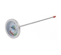 Soil Temperature Thermometer Stainless Steel, Garden Soil Temperature Gauge Compost Thermometer Probe 200Mm Long For Accurate Measurement (Earth)