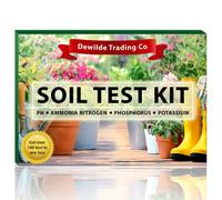 Soil Test Kit 140 Test 2024 Updated Testing PH Ammonia Nitrogen Phosphorus and Potassium Tester for Your Vegetable Garden L