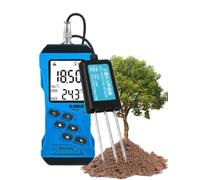 Soil Tester 7-in-1, Digital NPK Metre for Nitrogen, Phosphorus, Potassium, Humidity Measurement, Portable Snap-on Design for Gardening and Farming