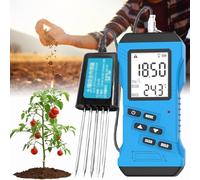 Soil Tester 7-in-1 for pH, Moisture, Nutrients, Conductivity - Ideal for Gardens, Lawns, Farms, Potted Plants, and Flowers