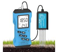 Soil Tester 7-in-1, Moisture, pH, NPK, Temperature & Conductivity Meter, High Accuracy Digital Test with Backlit LCD for Planting, Cultivation, and Soil Analysis