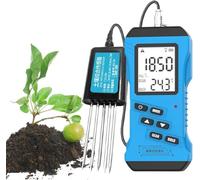 Soil Tester Meter - 7 in 1 NPK Tester, Soil Moisture Sensor, pH and EC Meter for Soil Fertility Testing