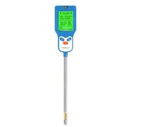Soil Tester Meter LCD Display for Temperature Light and Humidity Testing Set for Garden Lawns Farm Potted Plant Environmental Soil Tester