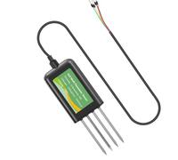 Soil Testing Instrument with 8 Functions and Long Lastings Stainless Steel Sensors for Farming Horticulture Lab Soil Tester