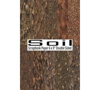 Soil Texture Scrapbook Paper: 6 x 9" 20 Double Sided Dirt Soil Pattern Sheets for Scrapbooking, Decorative Scrapbooking Craft Pages for Gift Wrapping, and Card Making, Journaling, Mixed Media