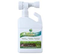 SoilO2Pro Liquid Soil Aerator & Oxygen-Active Biostimulant - Revitalizes Hard Compacted Clay Soil - 32 oz Hose-End Sprayer, No Mixing Required (Covers 3,000 sq. ft.)