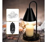 Soilsiu Candle Warmer Lamp, Aromatherapy Lamp is a Beautiful Gift for Mom, Dimmable Candle Light for Parties, Hosting Guests and Relaxation, Black