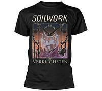 Soilwork verkligheten ly Men T Shirt Mens Size L Black