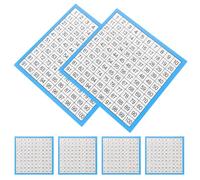 SOIMISS 1-100 Number Chart Laminated 10 Sheets Educational Math Chart for Classroom and Homeschooling Boys and Learning Tool