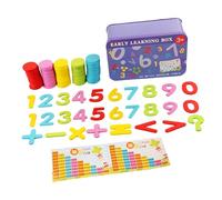 SOIMISS 1 Box Colorful Math Counters Counting Chips Educational for Learning Numbers Cognitive Development Montessori Early Education
