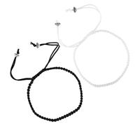 SOIMISS 1 Pair Braided Couples Wrist Bracelet Couples Rope Braided Bracelets Craftsmanship Thread Rope Comfortable Stylish Design Husband Wife Daily Wear 11.40x0.20x0.20in