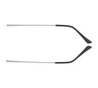 SOIMISS 1 Pair Glasses Replacement Temple Arms Metal Eyeglasses Legs for Reading and Sunglasses Comfortable Lightweight Design for Easy Installation Silver Dual Thread