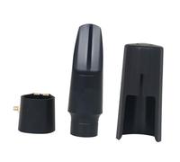 SOIMISS 1 Set Alto Saxophone Mouthpiece Kit Complete Set with Cap Clip Accessories for Beginners Portable and Lightweight for Music Enthusiasts