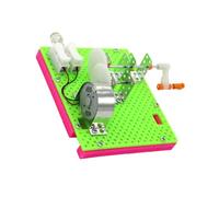 SOIMISS 1 Set DIY Hand Generator Science Experiment Kit for Primary School Students Engaging Educational to Enhance Hands Skills and Physics Learning Easy Assembly with
