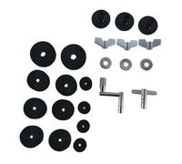 SOIMISS 1 Set Drum Kit Felt Pad Set Accessories for Drum Set Gadgets Durable Felt Components Protects Cymbals From Damage for Drummers
