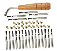 SOIMISS 1 Set Lyre Harp Peg Replacement Set String Nails Pins Wrench Tool Durable Accessories for Musical Instruments Maintain Tune Your Lyre Harp with Reliable Quality