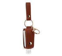 SOIMISS 1 Set Mini Cleaner Travel Bottle Empty Squeezable Wash Bottles Perfume Bottle Sleeve Cover for Liquid Toiletry Shampoo Lotion(30ML,Brown)