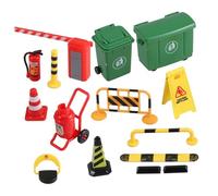 SOIMISS 1 Set Miniature Traffic Barricade Playset Educational Childrens Road Blocks for Traffic and Imaginative Play for Sand Table Scenarios