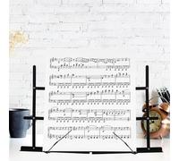 SOIMISS 1 Set Portable Folding Music Stand with Bag Height Music Book Holder for Musicians Lightweight Durable Design for Optimal Viewing and Stability for Guitar Piano and More