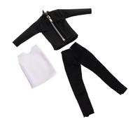 SOIMISS 1 Set PU Jacket and Pants Doll Clothing Set for Boy Dolls Realistic Groom Suit for Role Play and Special Occasions Expands Wardrobe Options and Enhances Interaction