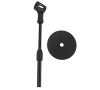 SOIMISS 1 Set Stable Mic Stand For Desk 120mm Iron Plate Tabletop Microphone Clamp Desktop Holder For Live Performance Podcast Broadcast Studio Recording
