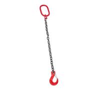 SOIMISS 1 Ton Chain Sling Single Leg Chain Sling with Manganese Steel Hook for Construction Site and Plant Handling 49.12X3.73X0.98In