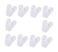 SOIMISS 10 Pairs Disposable Guest Slippers Lightweight Soft Open Toe Home Slippers for Hotel Spa Travel Comfortable Unisex