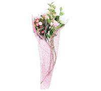 SOIMISS 10 Sheets DIY Floral Packing Mesh Paper for Bouquet Wrapping, Pink Mesh Gauze Material with Easy to Pack and Match Features, for Craft Projects and Artistic Inspirations