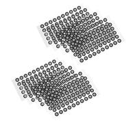 SOIMISS 10 Sheets Reflective Marker Dots for 3D Scanning Motion Capture, 6Mm Inner Diameter High-Reflective Tracking Stickers for Alignment and Mapping Systems