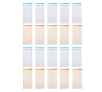 SOIMISS 100 Double-Sided Time Cards Sheets for Employee Attendance Recording Office Use Attendance Cards Paper for Clocking Machines 100pcs