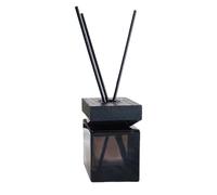 SOIMISS 100ml Glass Rattan Aroma Diffuser Bottle Set with White Waxwood Wooden Lid and Reed Sticks, Fire-free Aromatherapy Diffuser Kit for Home Fragrance and Relaxation