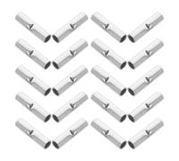 SOIMISS 100pcs Copper Butt Crimp Terminal Connector for Wire Joining and Electrical Repairs, Tube Structure Symmetrical Double-ended Design, Excellent Conductivity Copper Material,